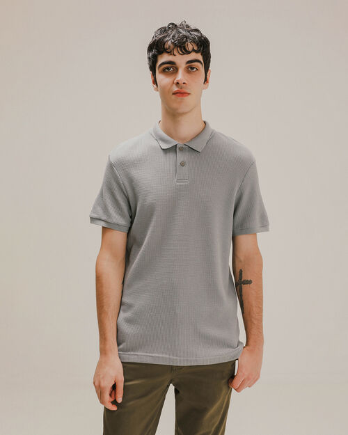 Polo Gris Fit Slim